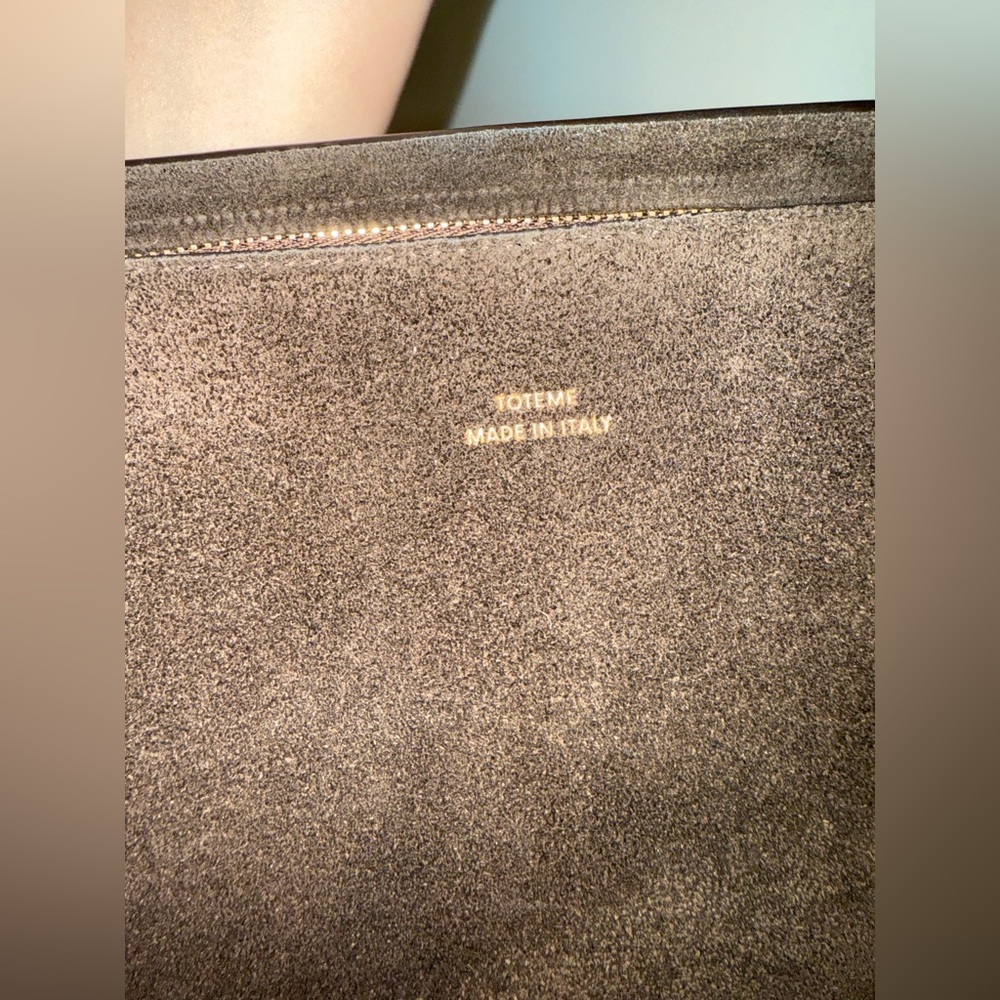 Toteme Suede Sooped Sling Bag, Pepper - Picture 11 of 16